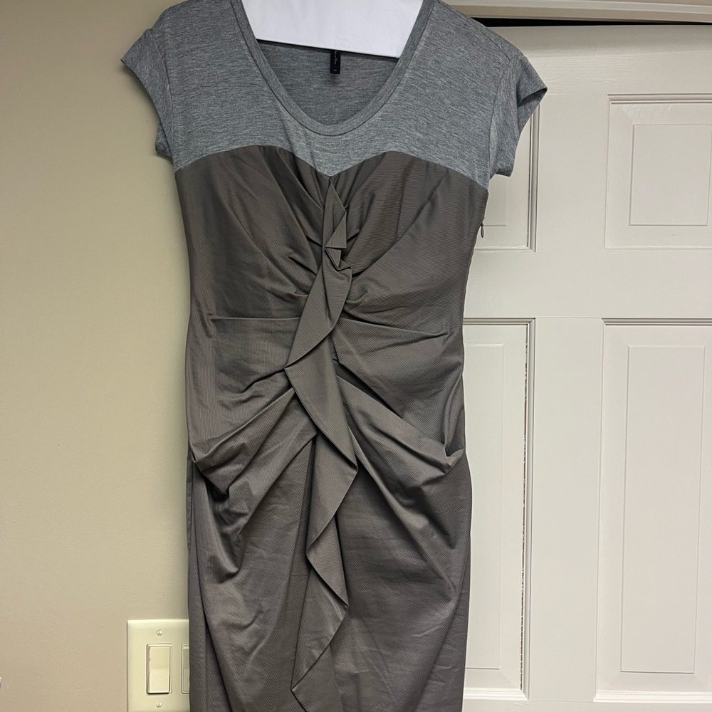 BCBG Elegant Gray Women's Dress, Everyday, day to night